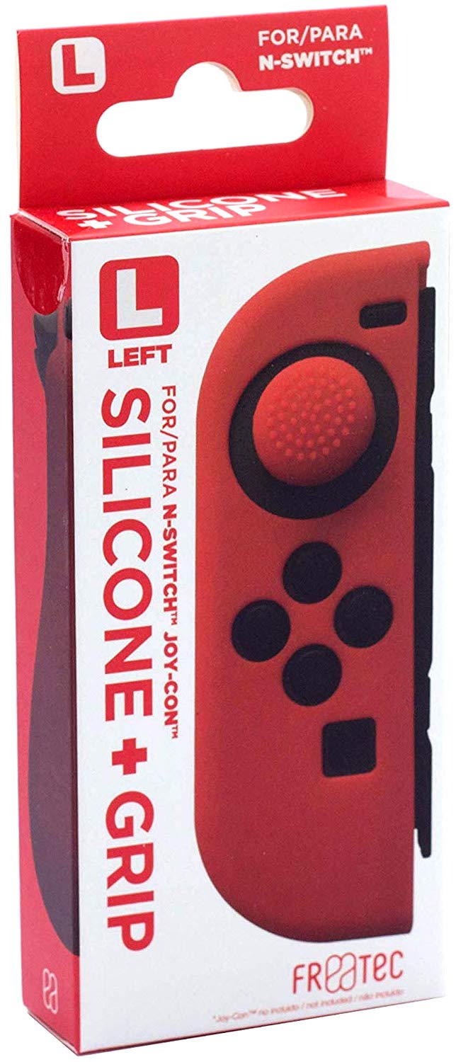 Funda Fr·Tec Protectora Silicona + Grip Rojo - Joy-Con izquierdo Funda Fr·Tec Protectora Silicona + Grip Rojo - Joy-Con izquierdo